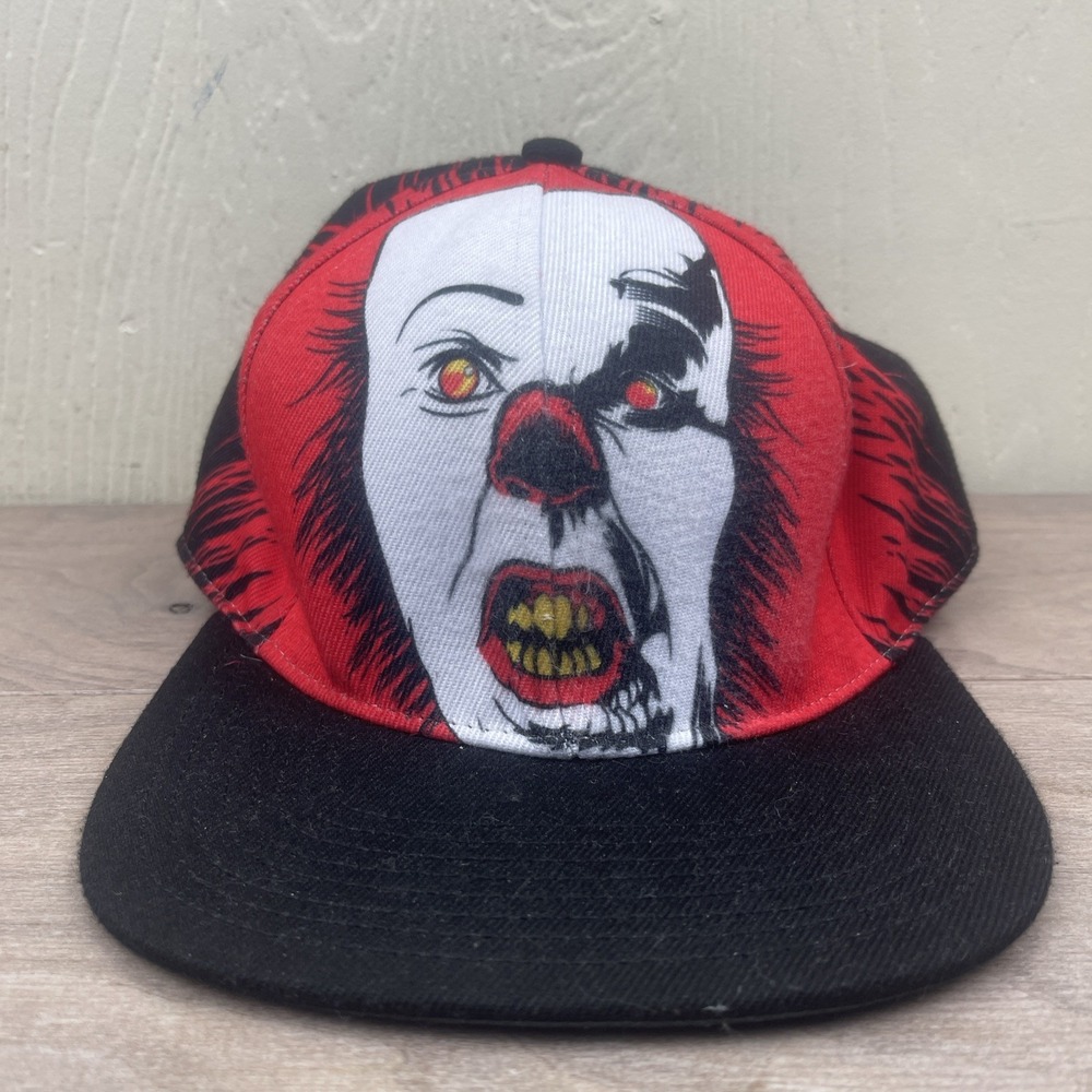 Movie IT Killer Clown Pennywise Ball Cap Hat Graphic  Snapback  Stephen King